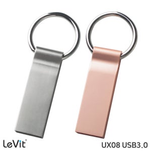레빗 UX08 USB3.0 고리형 메모리 로즈골드 실버 256G 인쇄 홍보 판촉