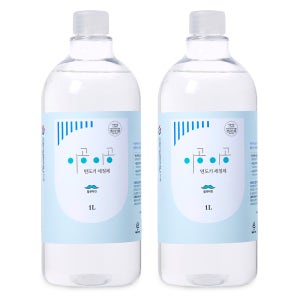 면도기 클리너 1L+1L 전기 면도날 세정액 향균 세정제 이공이공