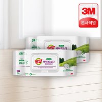 3M 물걸레 청소포 베이킹소다 마일드 50매 (25매 x 2개) 항균 자연 생분해 맘편한 일회용 청소물티슈 스카치브라이트