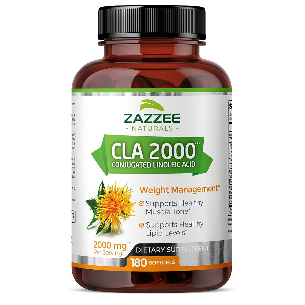 Zazzee CLA <b>Conjugated Linoleic Acid</b> 2000mg 180정