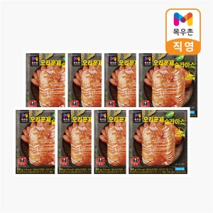 목우촌 오메가3 오리훈제 슬라이스 180g, 8개