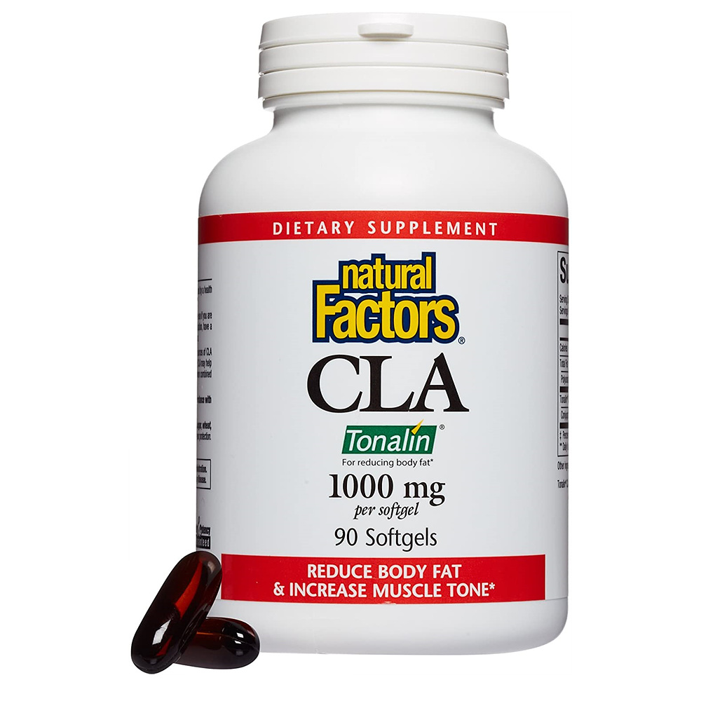 Natural Factors 네추럴 팩터 CLA Tonalin 1000mg 90정