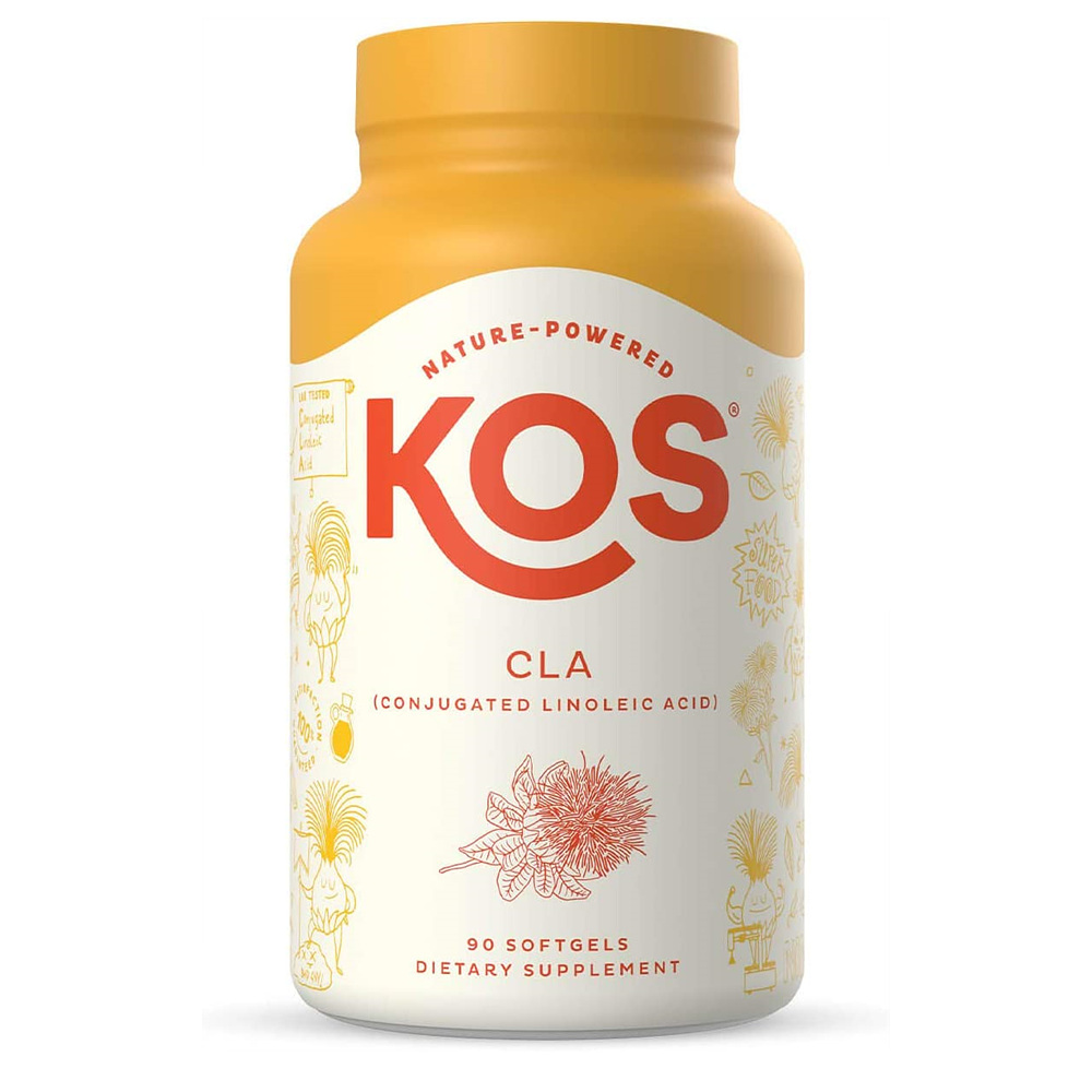 KOS CLA 1250mg Safflower Oil Supplement 90정