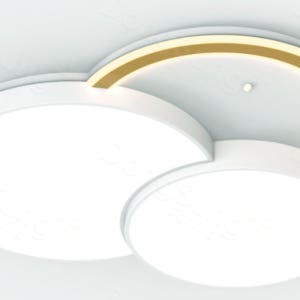 LED 인테리어 투톤 거실등 125W 골드라인 블랙라인 레인보우