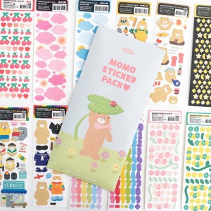 모모스티커 다이어리꾸미기 다꾸 10종 랜덤팩