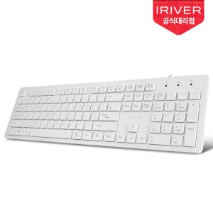 아이리버 IR-K2000 저소음 유선키보드 화이트
