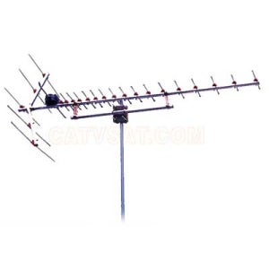 공중파 디지털 방송 HD/UHD 방송 실외 겸용 TV수신 안테나 알뉴미늄 재질 19VR 공청용 안테나입니다