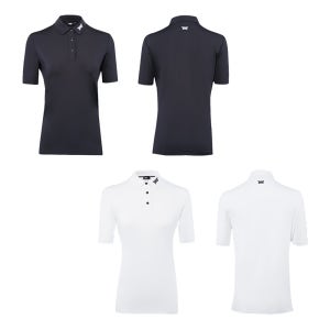 PXG 피엑스지 골프 여성용 RP 시그니처 폴로 카라 반팔 티셔츠 블랙/화이트