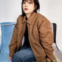 빈티지 레더 퍼 자켓 Vintage leather fur jacket