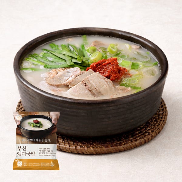 참도깨비 부산 돼지국밥600g 4봉 양념다대기 4봉