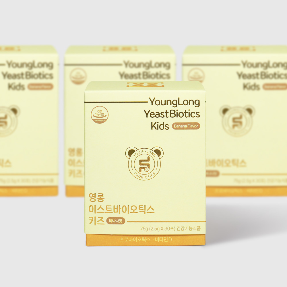 [3+1]영롱 이스트바이오틱스 키즈 유산균 어린이 두 돌아기 초등학생 유아 부원료 볼라디균