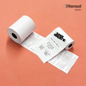 수퍼마케트 프리미엄 포스용지 57X30 50롤 무선 단말기 카드 영수증 포스기 컬러 감열지