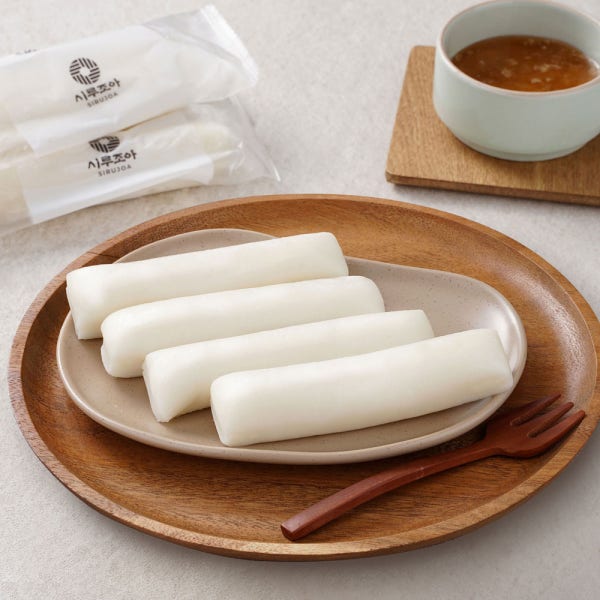[시루조아][N배송] 굳지않는 흰 가래떡 700g+420g 개별포장 네이버 단독 구성