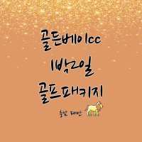 국내 태안 골든베이cc 1박2일골프 여행 투어 패키지