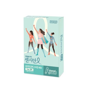 동국제약 센시안 유어핏 유발 40D 블랙 압박스타킹 / 종아리 다리 붓기 압박밴드