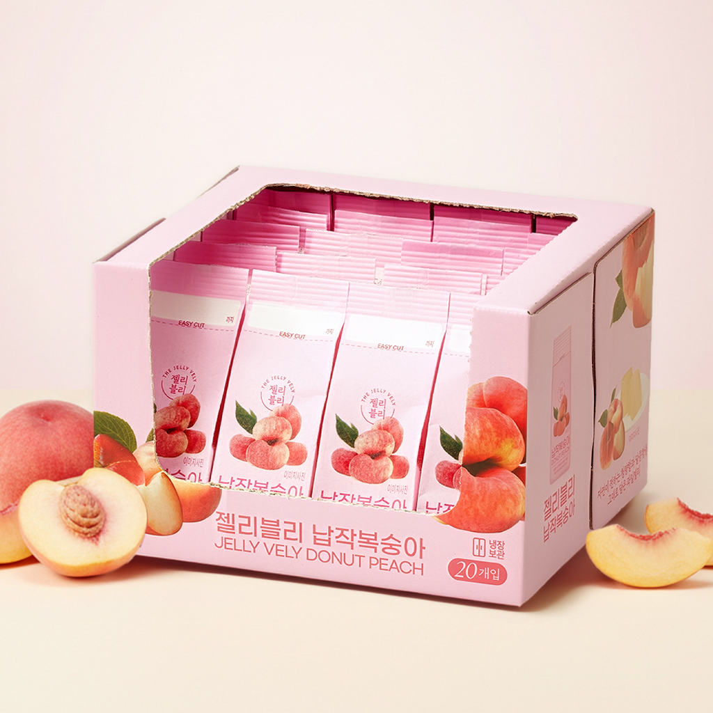 젤리블리 납작복숭아 냉장젤리