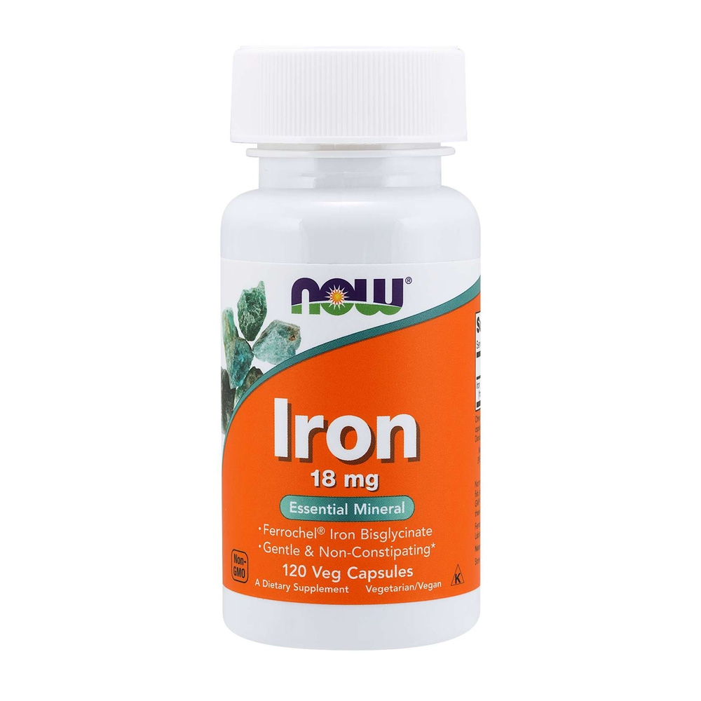 나우푸드 철분 18mg 120베지캡슐 나우 now foods 철분제