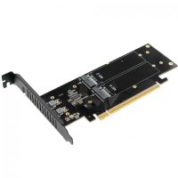 1PCS iHyper M.2 X16 ~ 4X NVME PCIE3.0 GEN3 4 RAID 카드 PCI-E vrc Hyper M.2X16 M2X16 X4