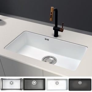 레지녹스 8042 오하이오 OHIO8042 사각싱크볼 실버 올스탠 배수구 도마 바스켓 포함