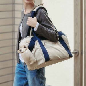 밀리옹 베이글백 토프네이비 프리미엄 디자이너 강아지 고양이 이동가방