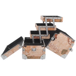 메이크업 박스 3단 반영구 화장 속눈썹 왁싱 타투 용품 문신 재료 피부 화장품 정리 전문가용 파우치 미용 가방