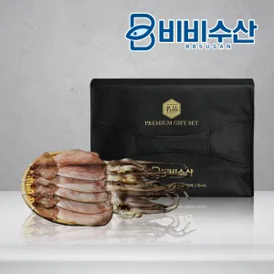 동해안 영덕 구룡포에서 작업한 반건조오징어 피데기 선물세트