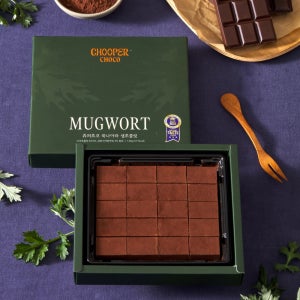 츄퍼초코 쑥나아라 생초콜릿 130g 무설탕 파베 고급 초콜렛 선물