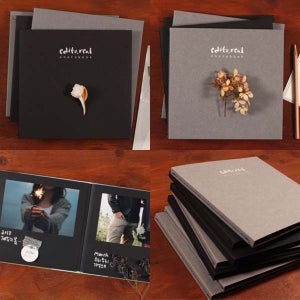 4x6 포켓식 컨셉북 포토 앨범 블랙내지 페이퍼 프레임 종이 액자 사진 꾸미기 포토북