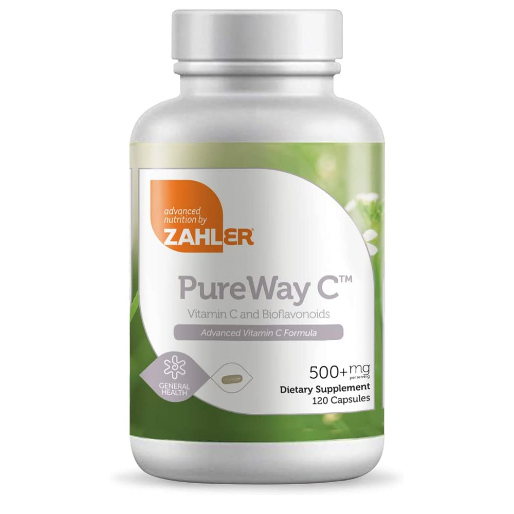 Zahler 잘러 Pureway 퓨어웨이 <b>C</b> <b>비타민C</b> 500+mg 120정