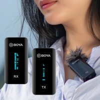 Boya 핸드폰 카메라 무선 핀 마이크 XM6 S1 S2 공식수입정품