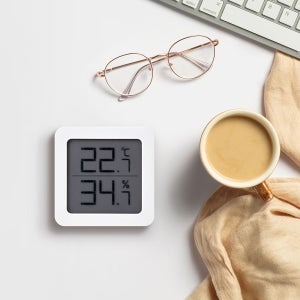 노바 실내 가정용 온습도계 온도습도계 디지털 온도계 습도계 신생아 온도 자석 부착 s595