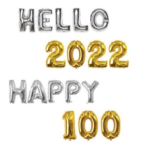 신년파티풍선풀세트 2022년 아기1000일 200일 2022풍선세트 헬로 굿바이