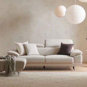 [희망일배송] 도모디자인 NEW 테오 3인용 조야 기능성 이지클린 패브릭 소파