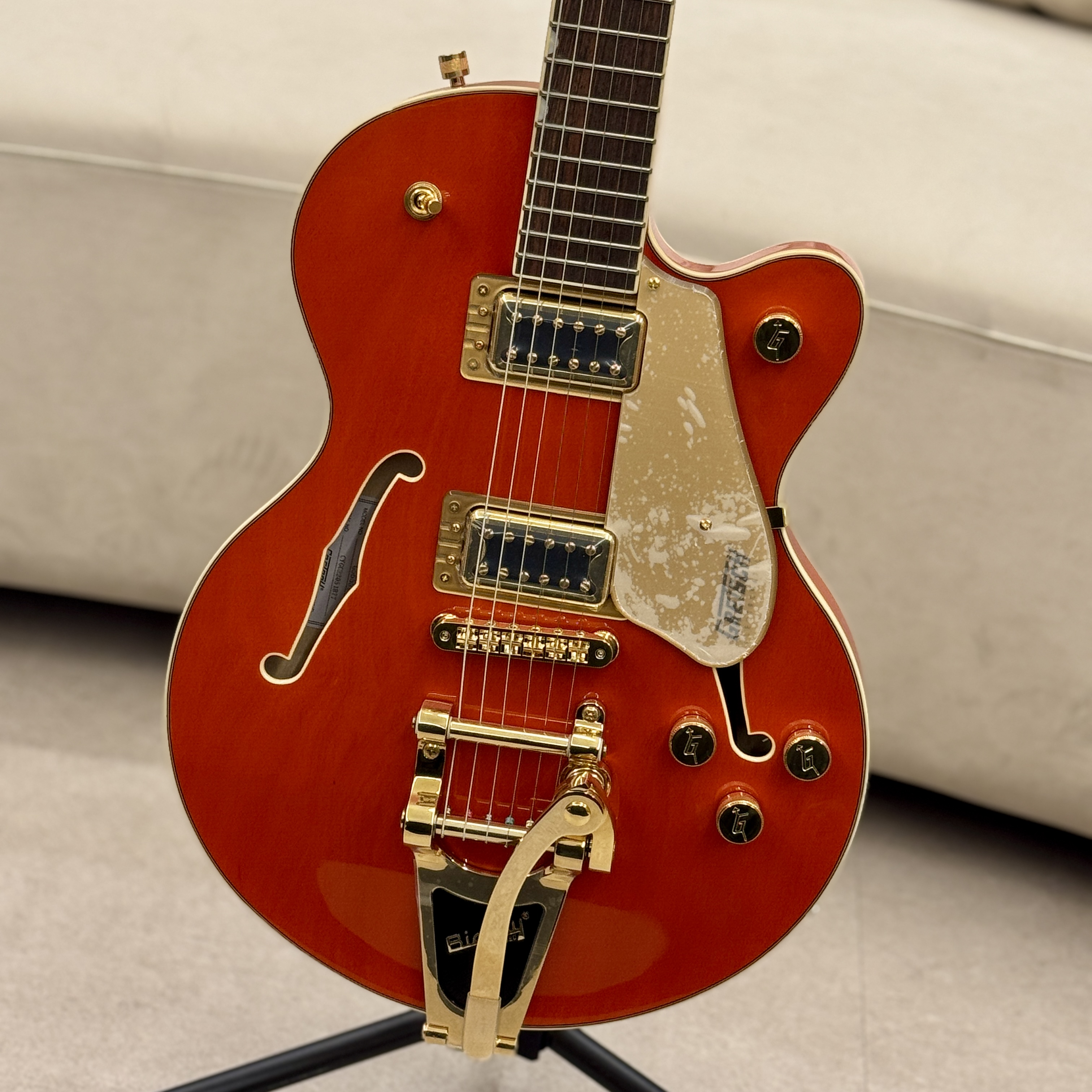 Gretsch [Gretsch] G5655TG 센터블럭 주니어 빅스비 Orange Stain 할로우 바디