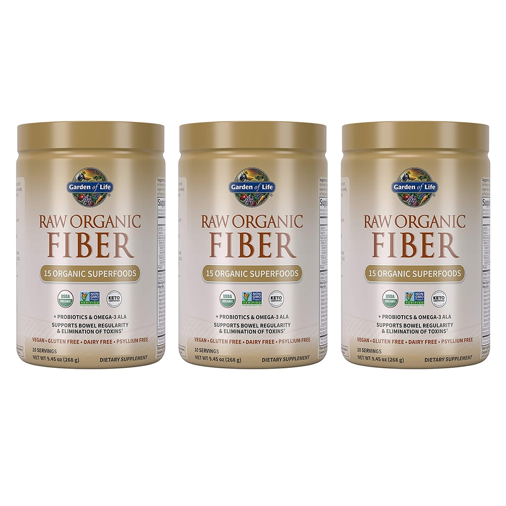 가든오브라이프 로우오가닉화이버 <b>Raw Organic Fiber</b> 268g 3개