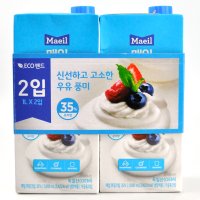 코스트코 매일 휘핑크림 2L (1L x 2입) 생크림 아이스박스+아이스팩무료