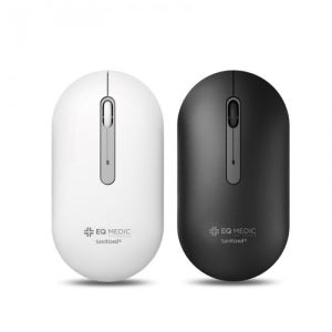 이큐메딕 Sanitize-WM1 항균무소음 무선마우스 화이트
