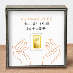 어뮤 메시지 골드바 1.875g(금반돈)
