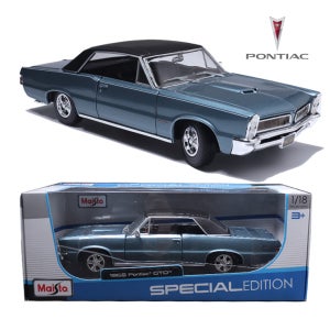 마이스토 1:18 1965 폰티악 GTO 블루 빈티지 모형자동차 올드카 피규어 다이캐스트
