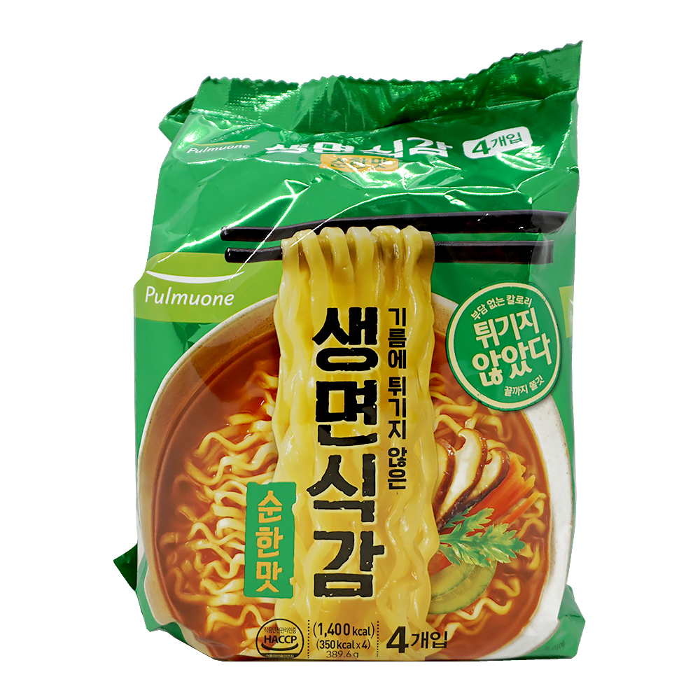 생면식감 순한맛 매운맛 생라면 봉지라면