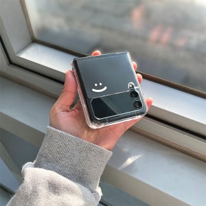 갤럭시 Z플립4케이스 지플립 투명 하드 커플 삼성 몽총이 이