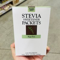 트레이더조 Stevia 스위트너 스테비아 무설탕 감미료 100팩 100g