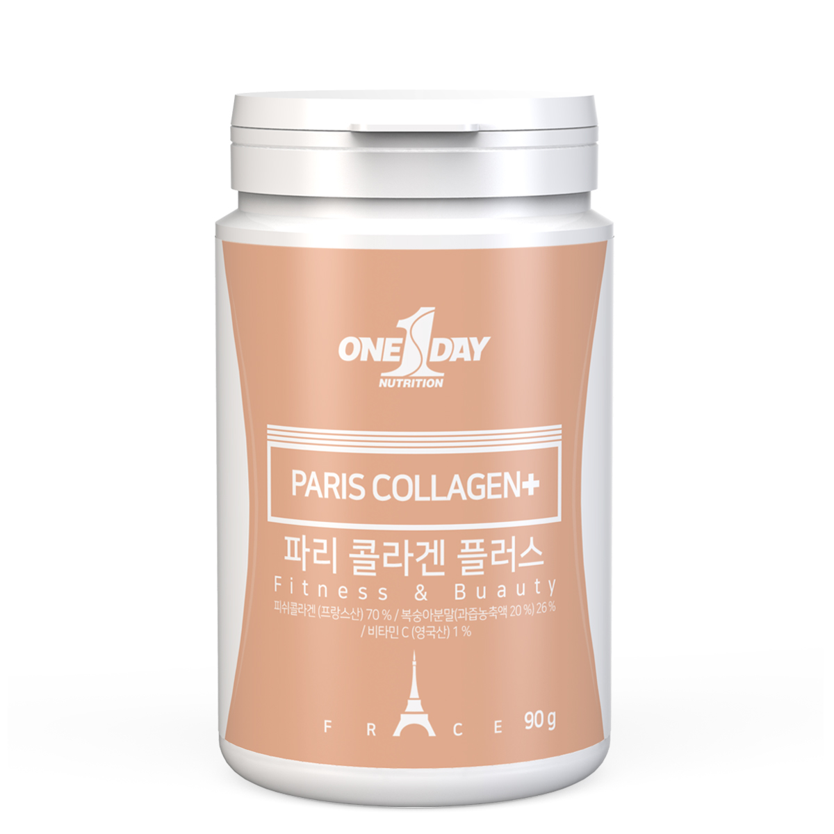 파리 <b>저분자 피쉬</b> 어류 마시는 먹는 어린 <b>콜라겐</b>+플러스 펩타이드 <b>분말 90g</b>