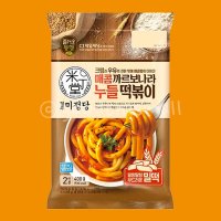 미정당 매콤까르보나라 누들떡볶이