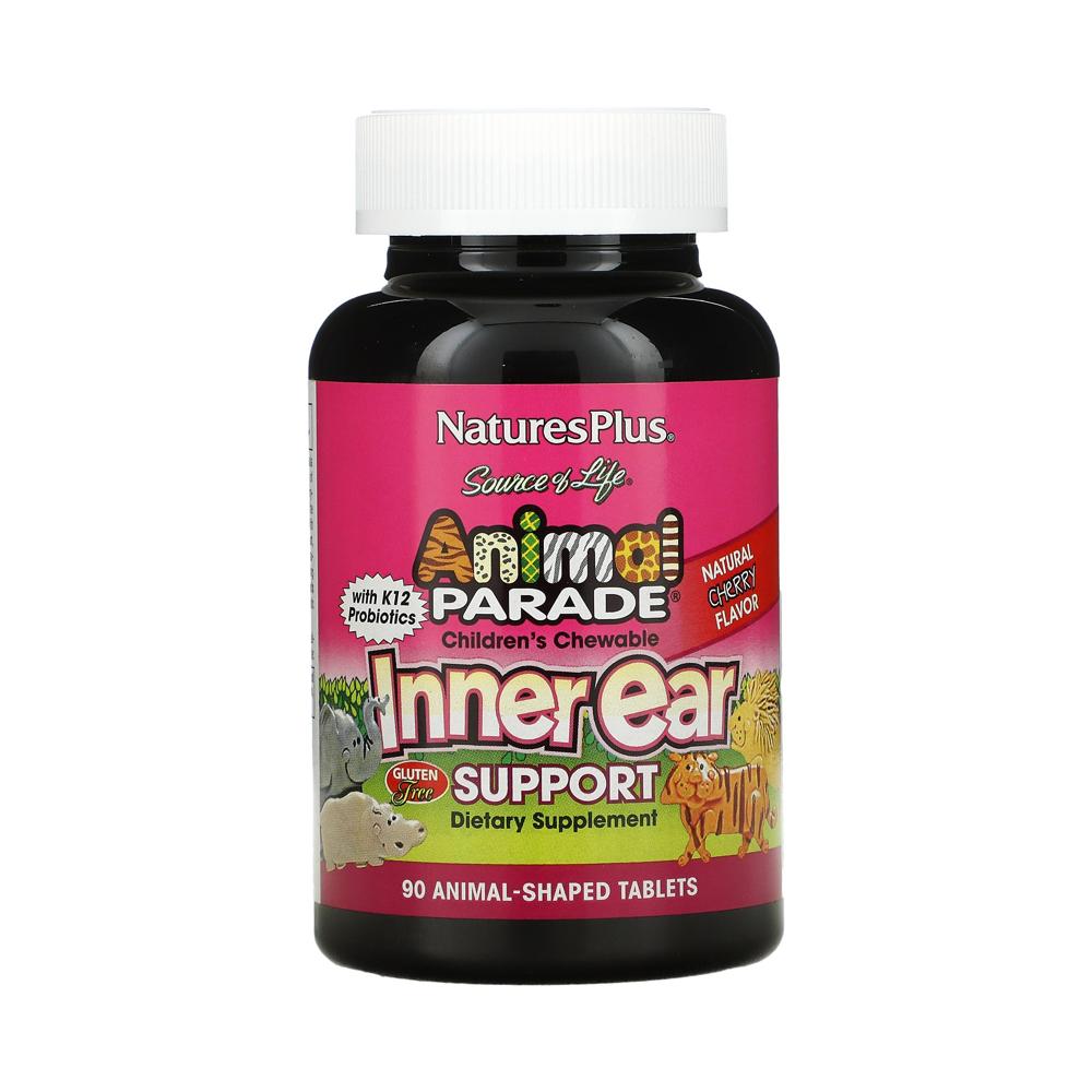 네이쳐스 플러스 어린이용 이너 이어 서포트 Inner Ear Support 천연 체리 맛, 90 정