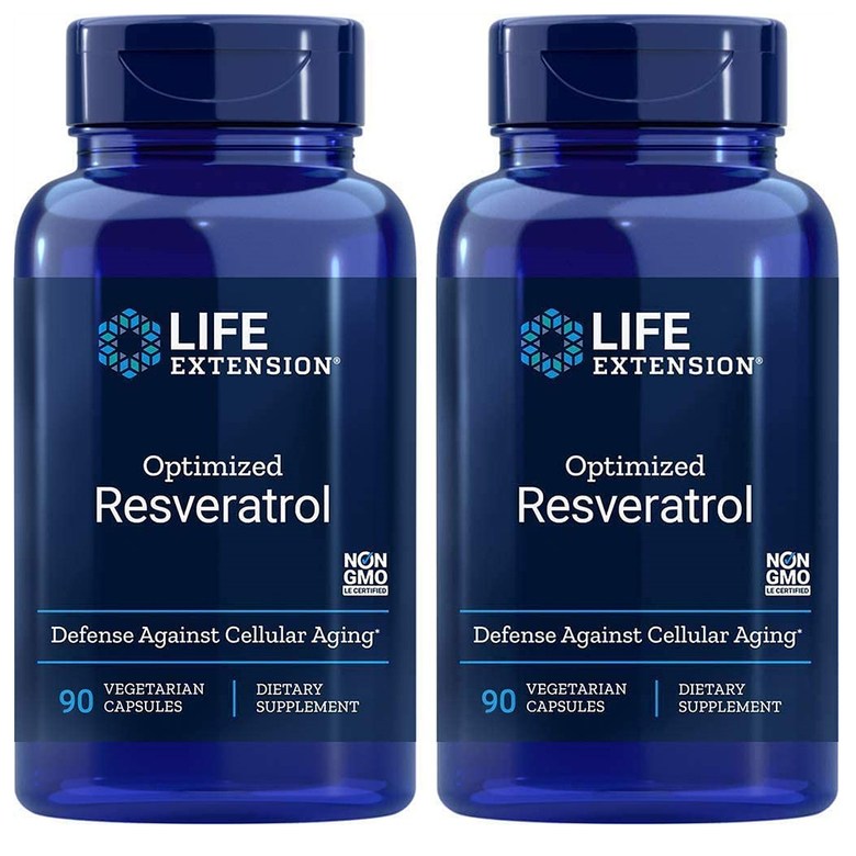 Life Extension 레스베라트롤 250mg 90정 2병