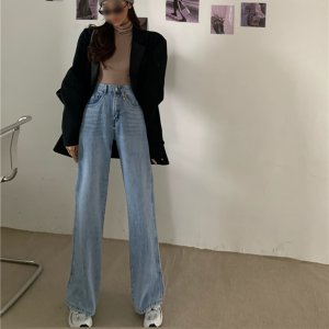 (대박) 데일리청바지 (여친룩 오버핏 일자 팬츠 데님 청바지 봄가을)