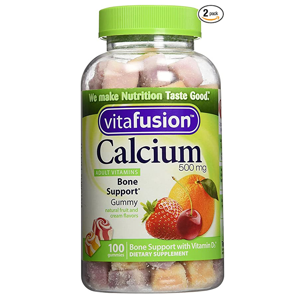 <b>비타</b>퓨전 <b>칼슘</b> 500mg 100정 2통 Vitafusion Calcium