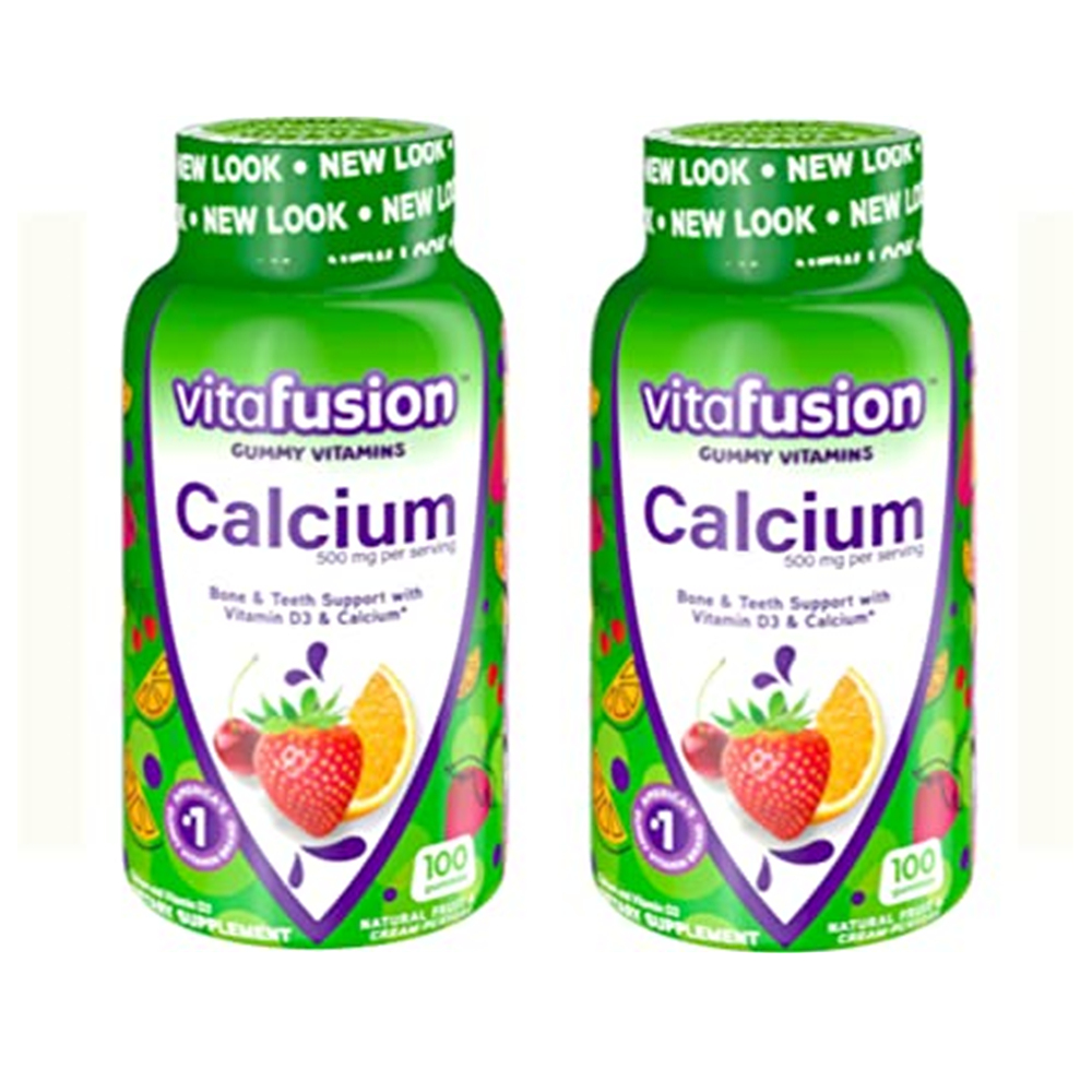 <b>비타</b>퓨전 <b>칼슘</b> 500mg 100정 2통 Vitafusion Calcium