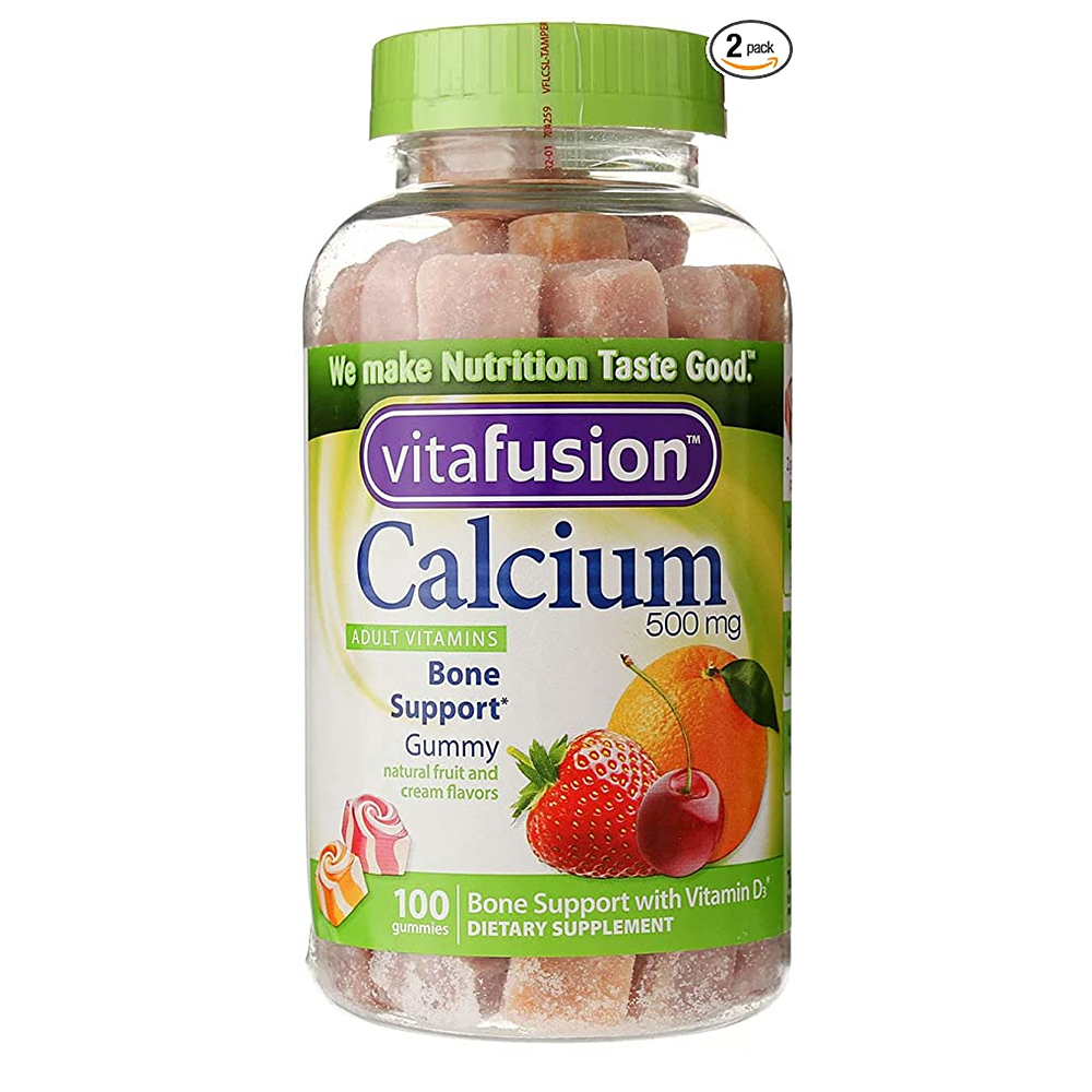 <b>비타</b>퓨전 <b>칼슘</b> 500mg 100정 2통 Vitafusion Calcium